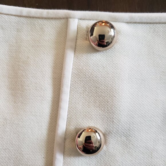 Tory Burch navy and cream mini skirt - Picture 5 of 7